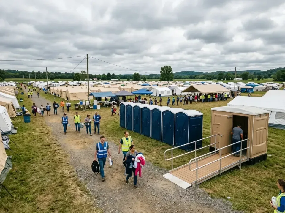 disaster-relief-camp-restrooms-010 — frequently asked questions, Dumpster & Portable Bathrooms Rental in Loogootee, IN